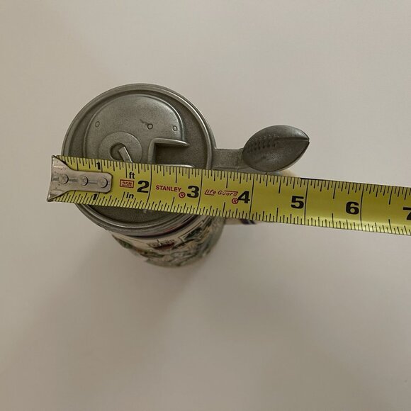 Vintage 1983 Avon Great American Football Ceramic Lidded Beer Stein Ceramarte - Picture 8 of 16